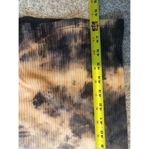 Capsulle Women’s Blue and Tan Tie Dye Bodycon Stylish Maxi Dress Size L New. - Picture 6 of 10